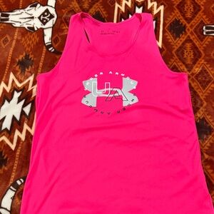Under Armour Bright Pink Sleeveless Top